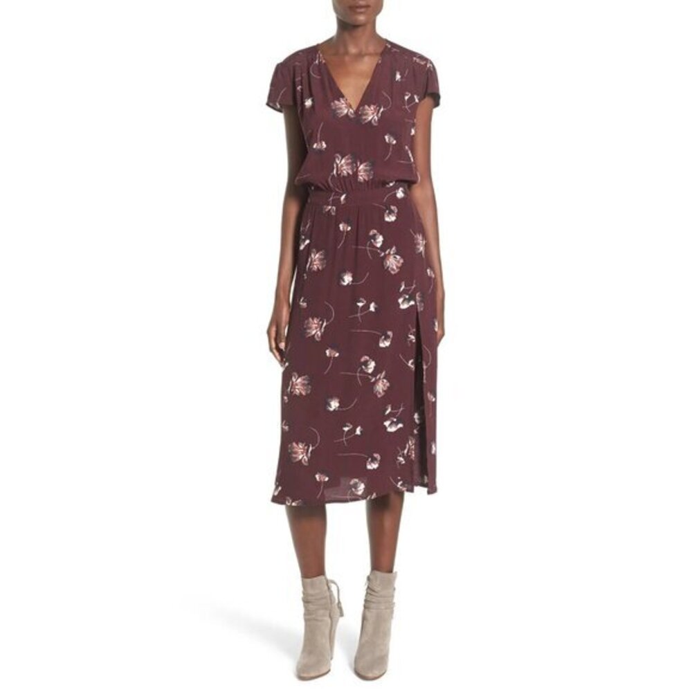 Leith High Slit Midi Dress - sz Small